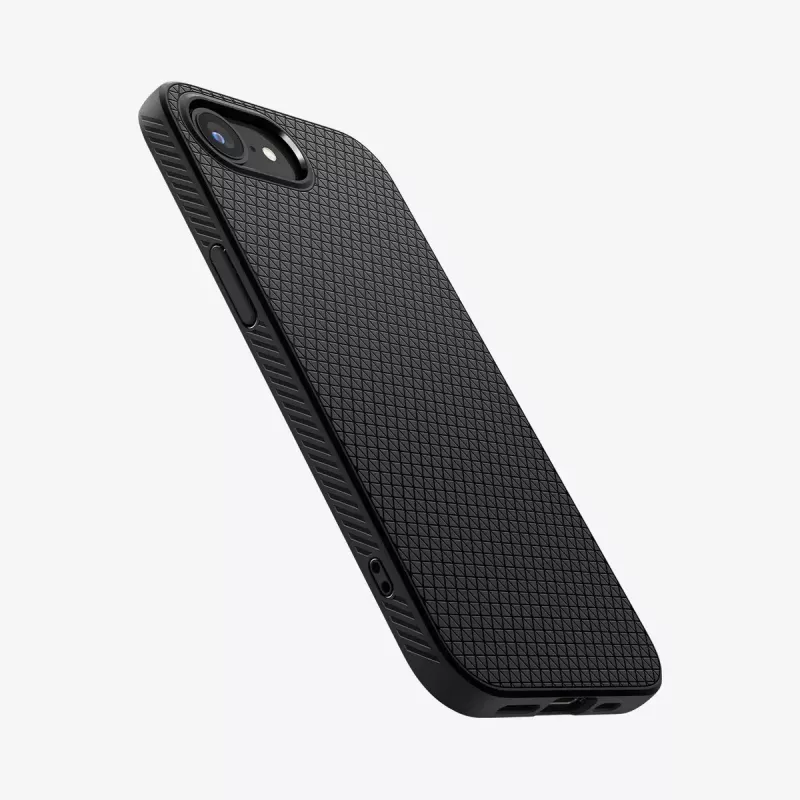 Hoesje Spigen Liquid Air iPhone 16e mat zwart