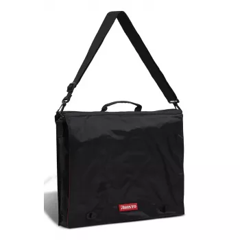 Handtas/schoudertas Aristo AR7064 — kunststof, zwart, rode binnenkant, unisex