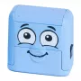 Colop Marky lichtblauw rechthoekige blauwe stempel voor papier textiel