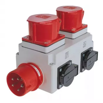 Stroomverdeeleenheid Holzmann ALA1_400V 2 AC-uitgangen 230–400V