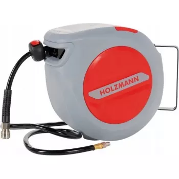 Persluchtslanghaspel Holzmann LSR20AIR met 20 m slang, intrekbare wandgemonteerde compressoraccessoire