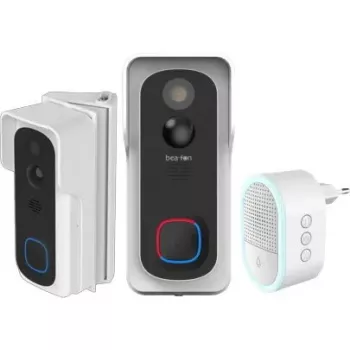 Videodeurbel Beafon SmartHome Visitor 2V Tuya set – draadloze HD-camera, model BEASH-2VSET-W