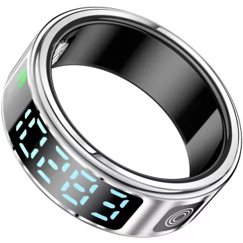 Smart Ring Beafon SR21 zilver maat 10 (62,1 mm) – draagbare meldings- en bedieningsaccessoire