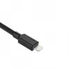 Mobiele telefoonkabel ALOGIC ELPA8P02-BK zwart 2 m USB A Lightning