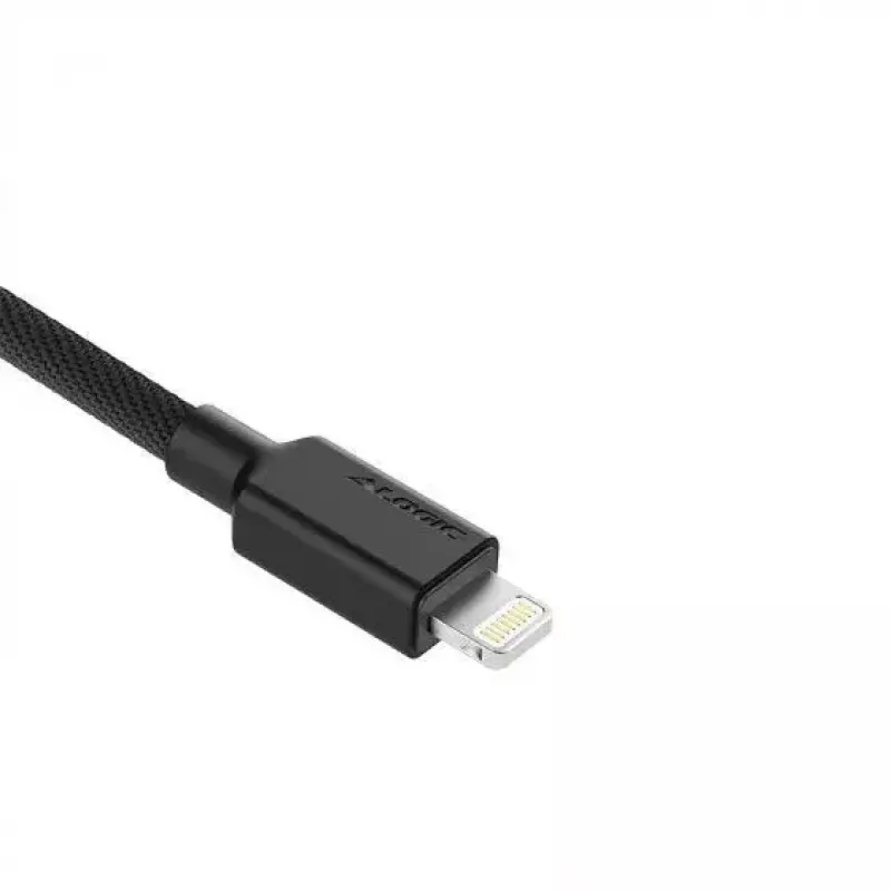 Mobiele telefoonkabel ALOGIC ELPA8P02-BK zwart 2 m USB A Lightning