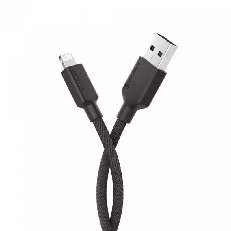Mobiele telefoonkabel ALOGIC ELPA8P02-BK zwart 2 m USB A Lightning