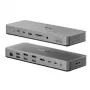 Laptop-dock / poortreplicator ALOGIC TB4DU4 — bekabelde Thunderbolt, 96 W, SD-/microSD-kaartlezer, 3,5 mm, aluminium/ABS