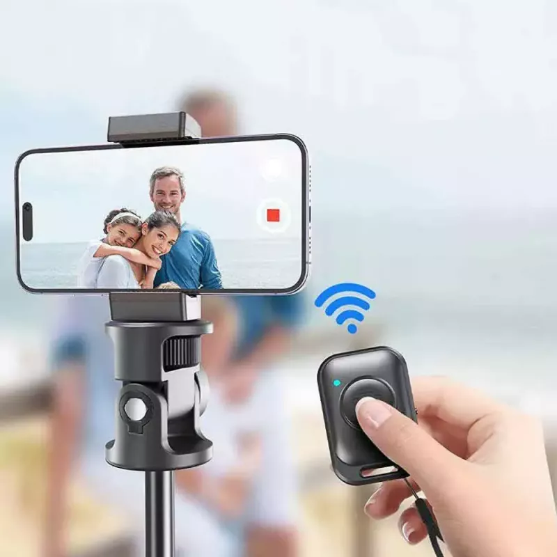 Tech-Protect L03S Selfiestick-statief met Bluetooth-afstandsbediening, zwart