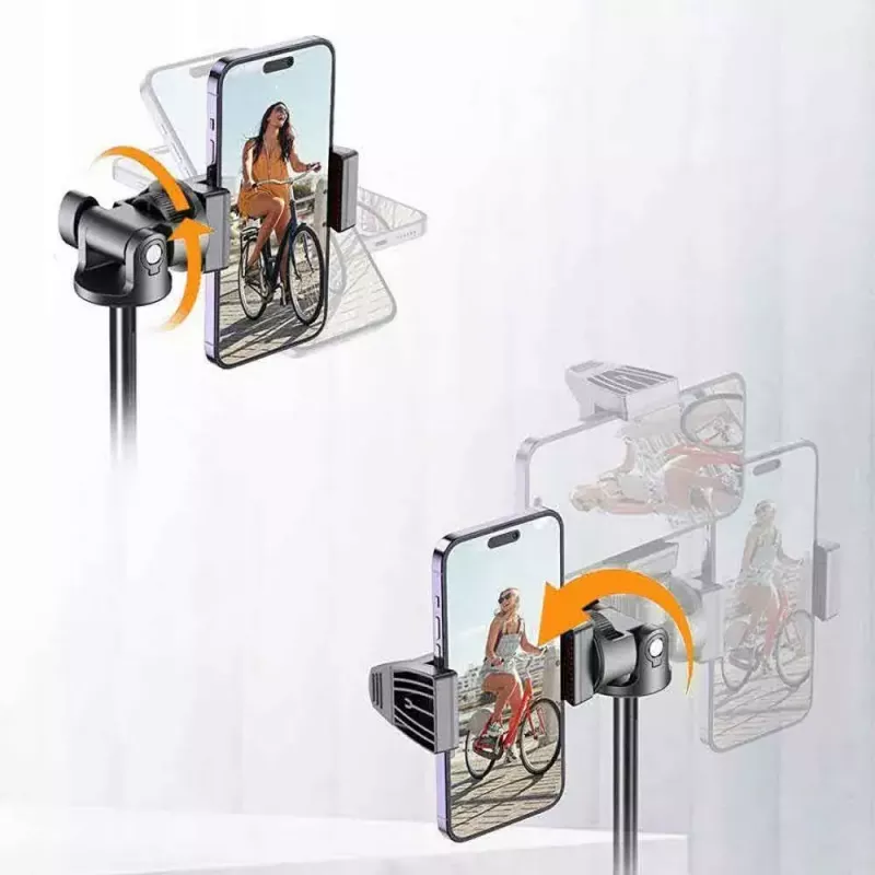 Tech-Protect L03S Selfiestick-statief met Bluetooth-afstandsbediening, zwart