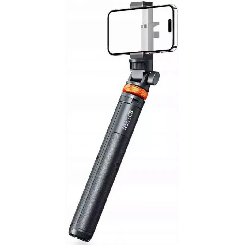 Tech-Protect L03S Selfiestick-statief met Bluetooth-afstandsbediening, zwart