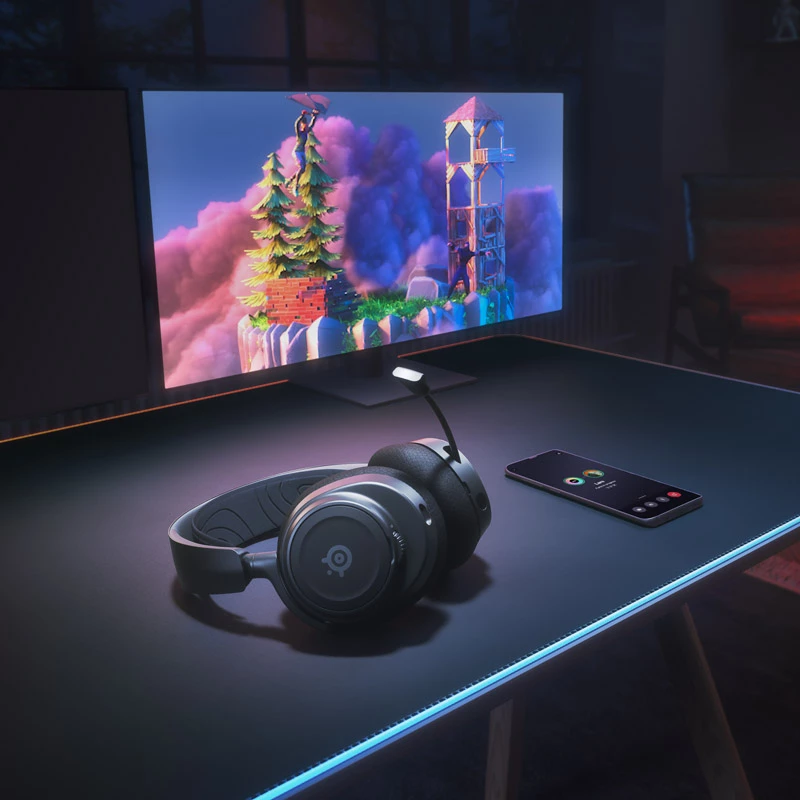 Steelseries Arctis Nova 7 headset draadloos hoofdband gaming USB Type-C Bluetooth zwart