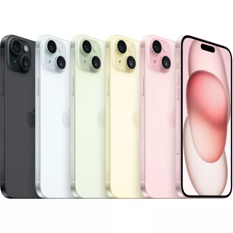 Apple iPhone 15 Plus – 5G-smartphone – dual-sim / interne opslag 128 GB – OLED-display – 6,7