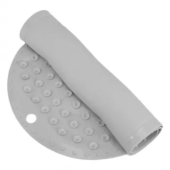 Antislip badmat grijs