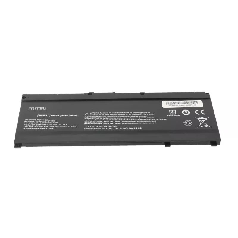Mitsu voor HP Omen 15-DC 3500mAh (54Wh) 15,4V