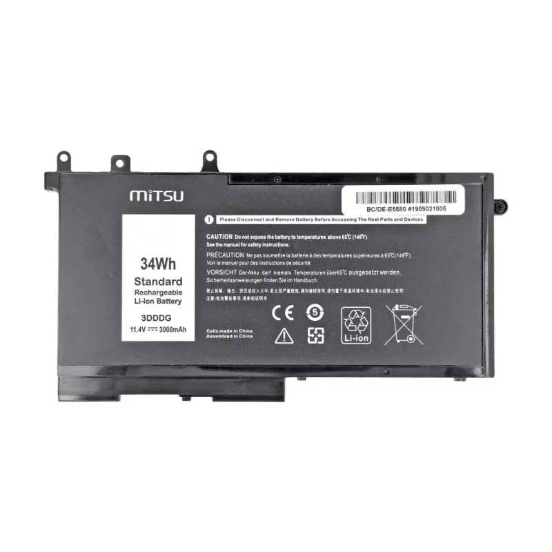 Accu Dell Latitude E5580 (3000 mAh)