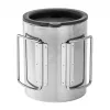 Helikon thermobeker met deksel 250 ml zilver, zwart