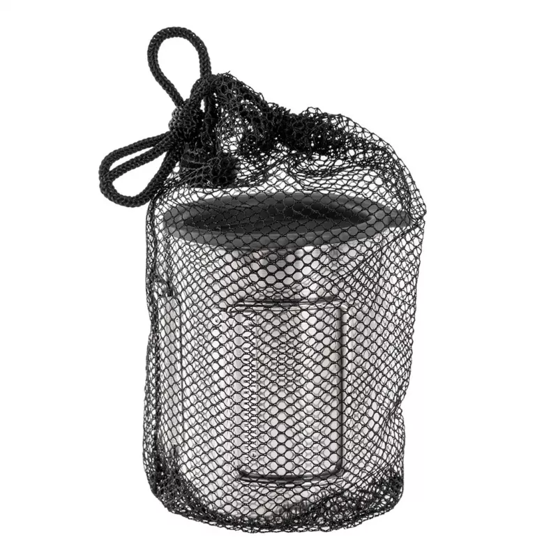 Helikon thermobeker met deksel 250 ml zilver, zwart