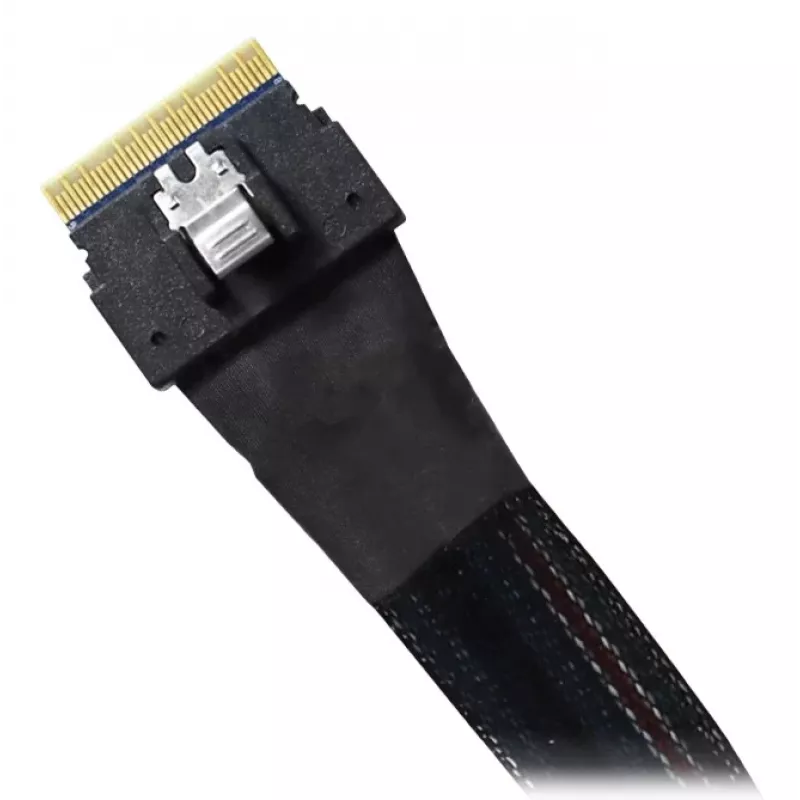 ICY DOCK - SlimSAS 8i SFF-8654 naar 2x SlimSAS 4i SFF-8654 kabel - 0,5M