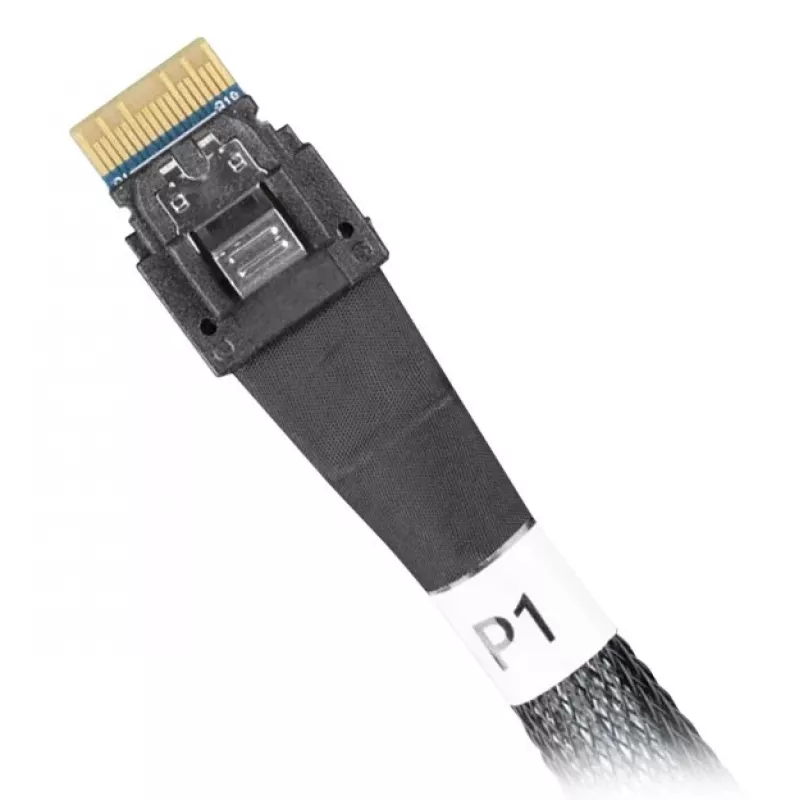 ICY DOCK - SlimSAS 8i SFF-8654 naar 2x SlimSAS 4i SFF-8654 kabel - 0,5M