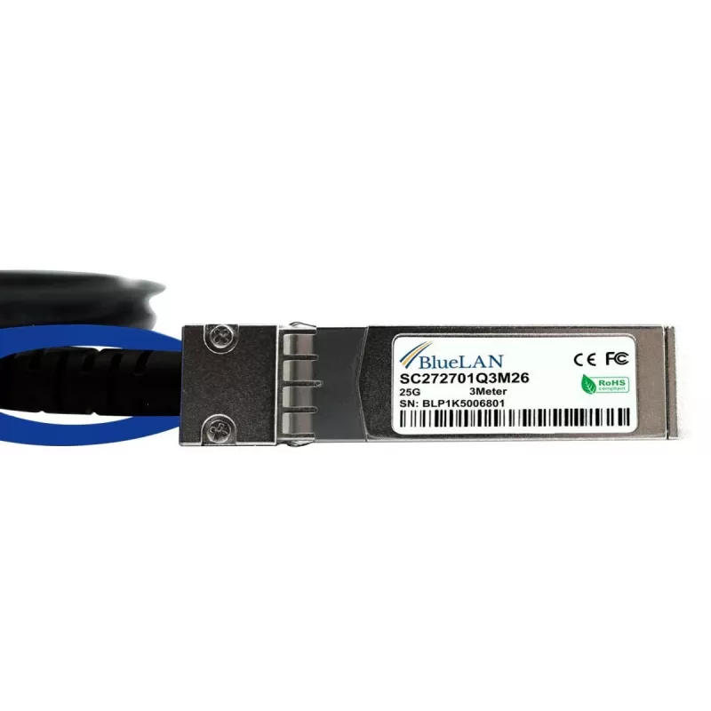 BlueOptics SFP-H25G-CU1M compatibele BlueLAN DAC SFP28 SC272701Q1M30