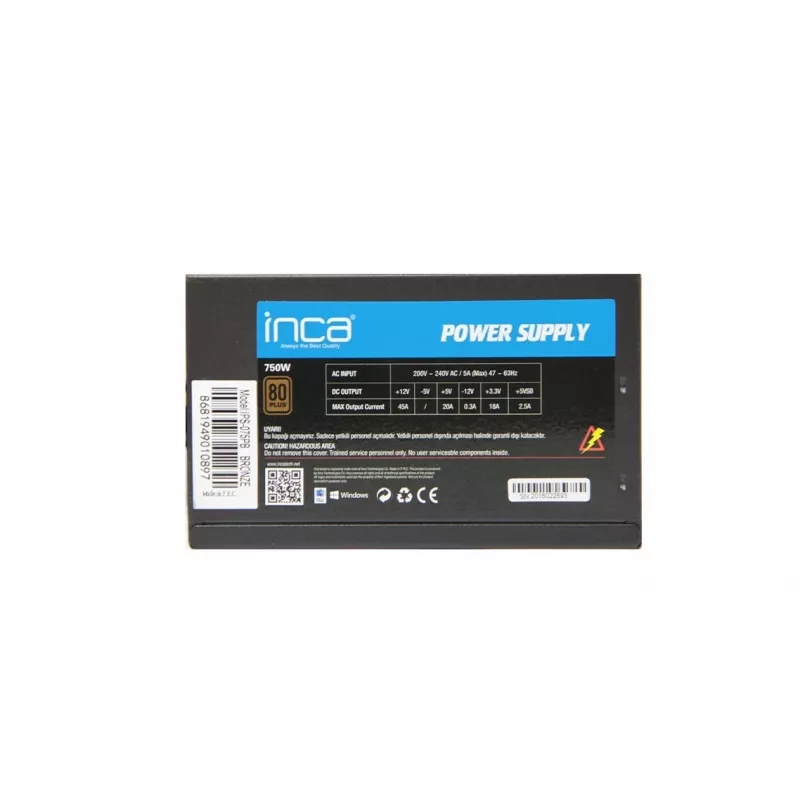Cian Technology GmbH Cian INCA 80+ BRONZE VOEDING 80 PLUS 750W
