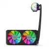 INCA ISS-02XN CPU LIQUID Cooler 2 x 120 mm PWM-ventilator