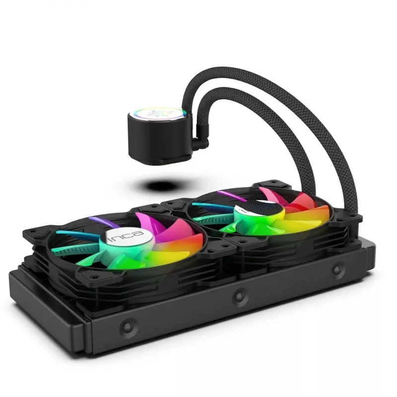 INCA ISS-02XN CPU LIQUID Cooler 2 x 120 mm PWM-ventilator