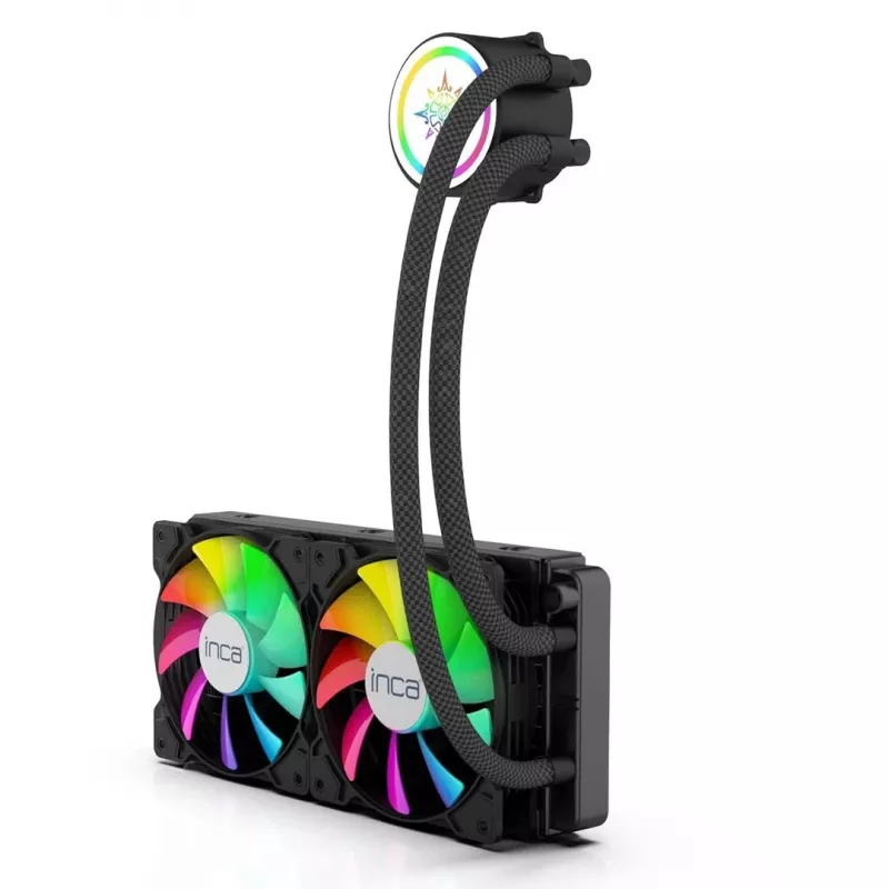 INCA ISS-02XN CPU LIQUID Cooler 2 x 120 mm PWM-ventilator