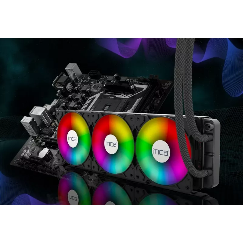 INCA ISS-03XN CPU LIQUID Cooler 3 x 120 mm PWM-ventilator