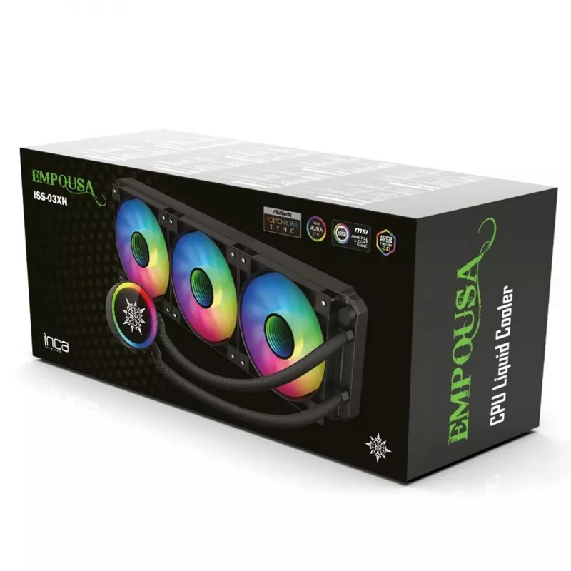 INCA ISS-03XN CPU LIQUID Cooler 3 x 120 mm PWM-ventilator