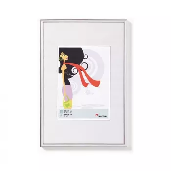 Walther Design New Lifestyle 13 x 18 – kunststof – zilver – 9 x 13 cm – 130 mm – 180 mm