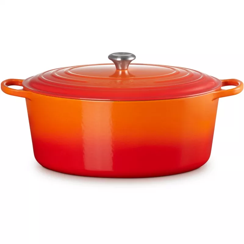 Le Creuset Signature braadslee ovaal 40cm oven rood (21178400902430)