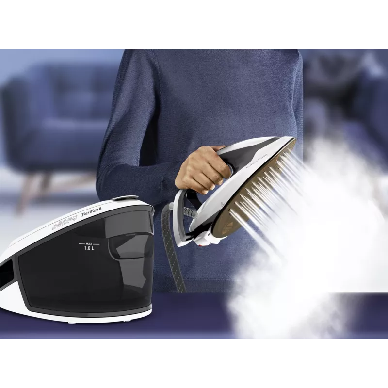Tefal Express Power SV8130 2800 W 1,8 L Durilium AirGlide Autoclean-strijkzool zwart, wit