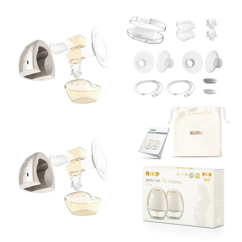 Neno Perla Twin – twee drietraps draadloze elektronische premium-kolfpompen