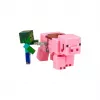 Minecraft S2 3D opwind-speelgoed – Baby-Zombie & varken