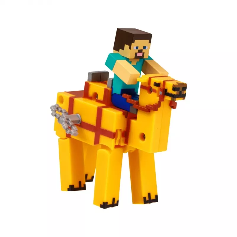 Minecraft S2 3D opwind-speelgoed – Steve & kameel