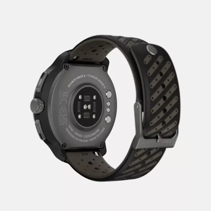 Suunto Race 2 Titanium zwart sporthorloge