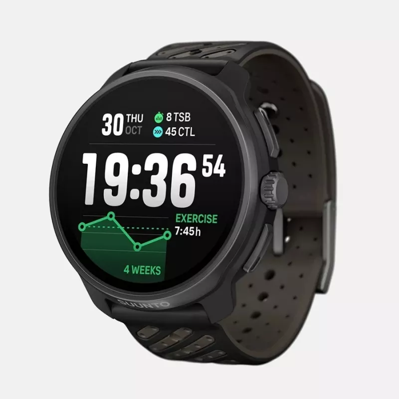Suunto Race 2 Titanium zwart sporthorloge