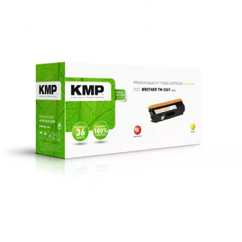 KMP B-T64 - met hoge capaciteit - geel - compatibel - tonerpatroon (alternatief voor: Brother TN326Y) - voor Brother DCP-L8400, DCP-L8450, HL-L8250, HL-L