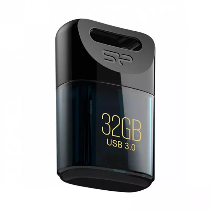 SILICON POWER Jewel J06 - USB-flashdrive - 32GB - USB3.0 - donkerblauw (SP032GBUF3J06V1D)