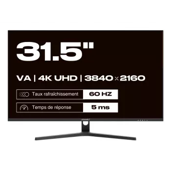 JAPANNEXT 4K UHD monitor 80 cm (31,5) 3840x2160 pixels, VA-paneel, 5 ms, 60 Hz, AMD FreeSync, HDMI, DisplayPort (JN-V315UHDR)