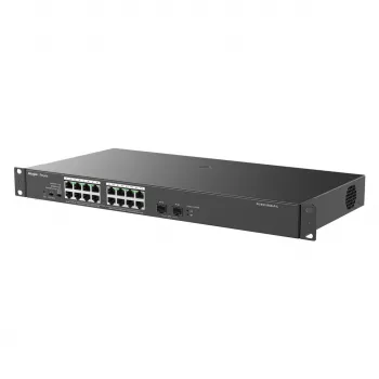 Reyee 16-poorts 1000 Mbit/s + 2 Gigabit SFP-poorten, 16 van de poorten ondersteunen PoE/PoE+-voeding – switch – 1 Gbit/s