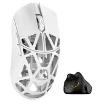WLMouse Beast X Mini Pro Solid Sides gamingmuis Omron Optical Switches (MINI-SHIXIN-WHITE-O)