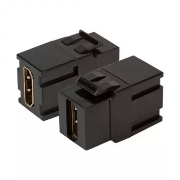 EFB-Elektronik Keystone inbouwadapter HDMI A - A, zwart