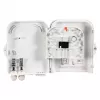 FTTH IP65 aansluitbox voor 16 vezels, 8 splitters en vezeloverlengte fabrikant: EFB-Elektronik (FTTH-BOX-OUT-2)
