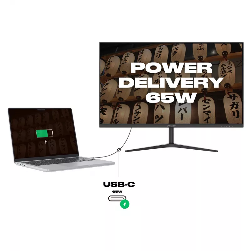JAPANNEXT JN-IPS27WQHDR-C65W 16:9 HDMI/DP WQHD - flatscreen (TFT/LCD)