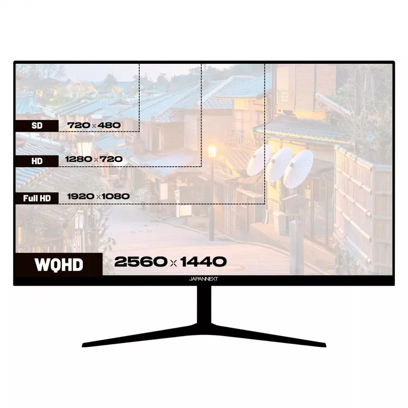 JAPANNEXT JN-IPS27WQHDR-C65W 16:9 HDMI/DP WQHD - flatscreen (TFT/LCD)