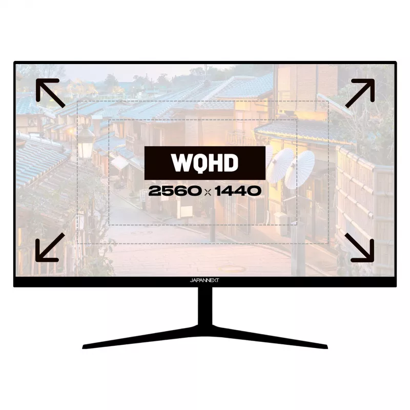 JAPANNEXT JN-IPS27WQHDR-C65W 16:9 HDMI/DP WQHD - flatscreen (TFT/LCD)