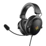 Deltaco GAM-190 gaming-headset proteinleer 3,5 mm kabel zwart