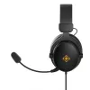 Deltaco GAM-190 gaming-headset proteinleer 3,5 mm kabel zwart